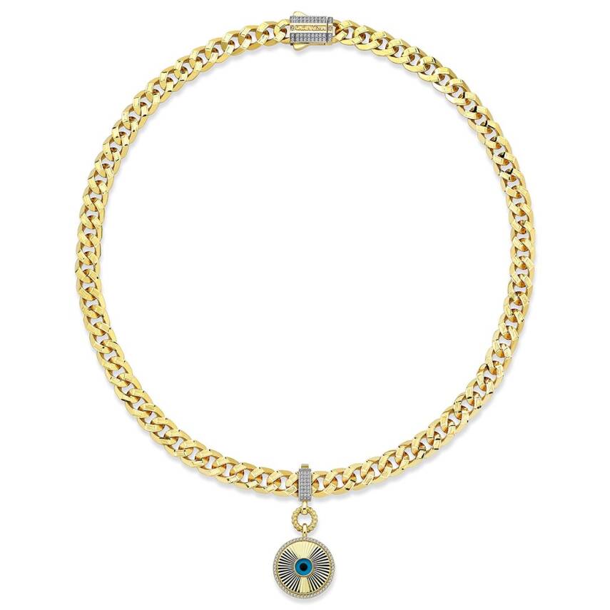 Kalemli Nazar Boncuklu Kolye Ve Bileklik Ucu Charm - 4