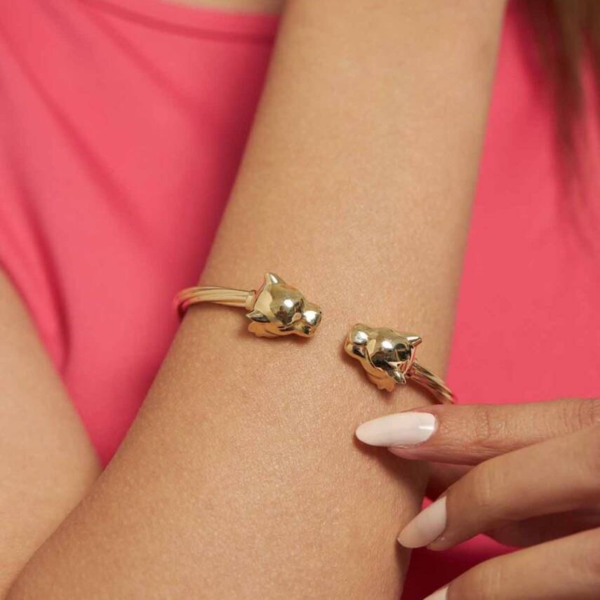 Kaplan Altın Kelepçe Bilezik - Semih Haşhaş Kuyumculuk