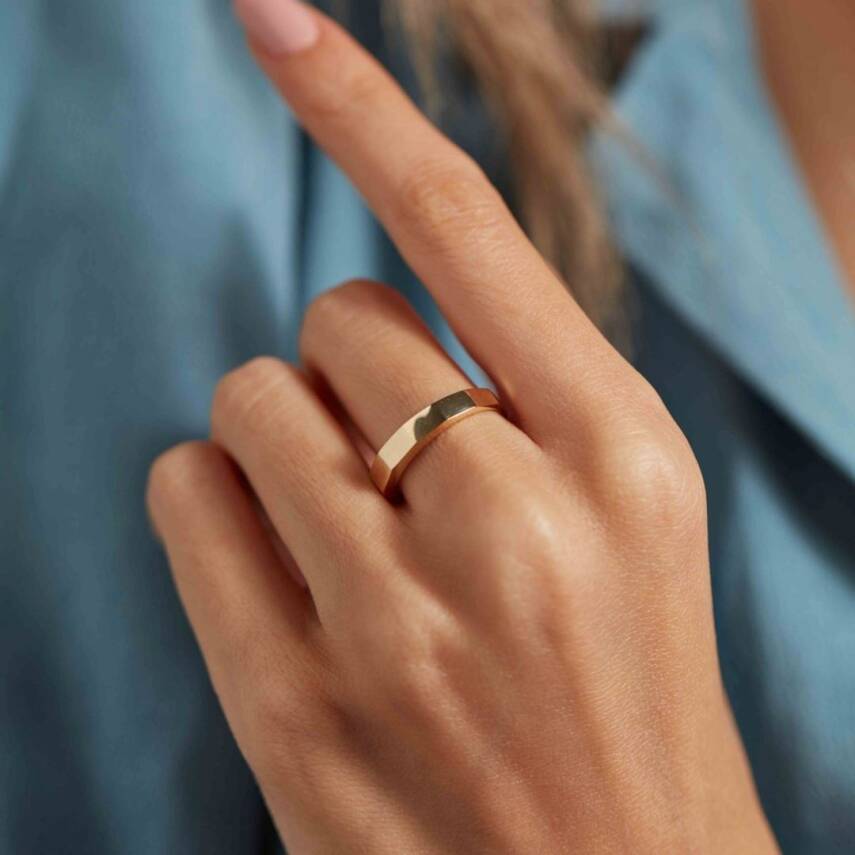 Köşegen Taşsız Yüzük - Semih Haşhaş Kuyumculuk