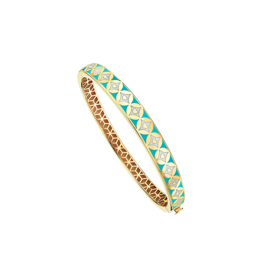 Kozmos Kalp Detaylı Cetaş Altın Kelepçe - Cetaş 