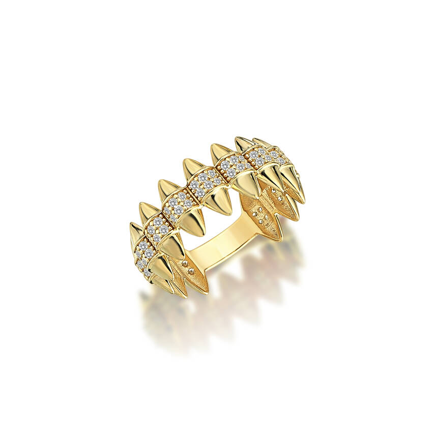 Kraliçe Tacı Altın Yüzük - Semih Haşhaş Kuyumculuk