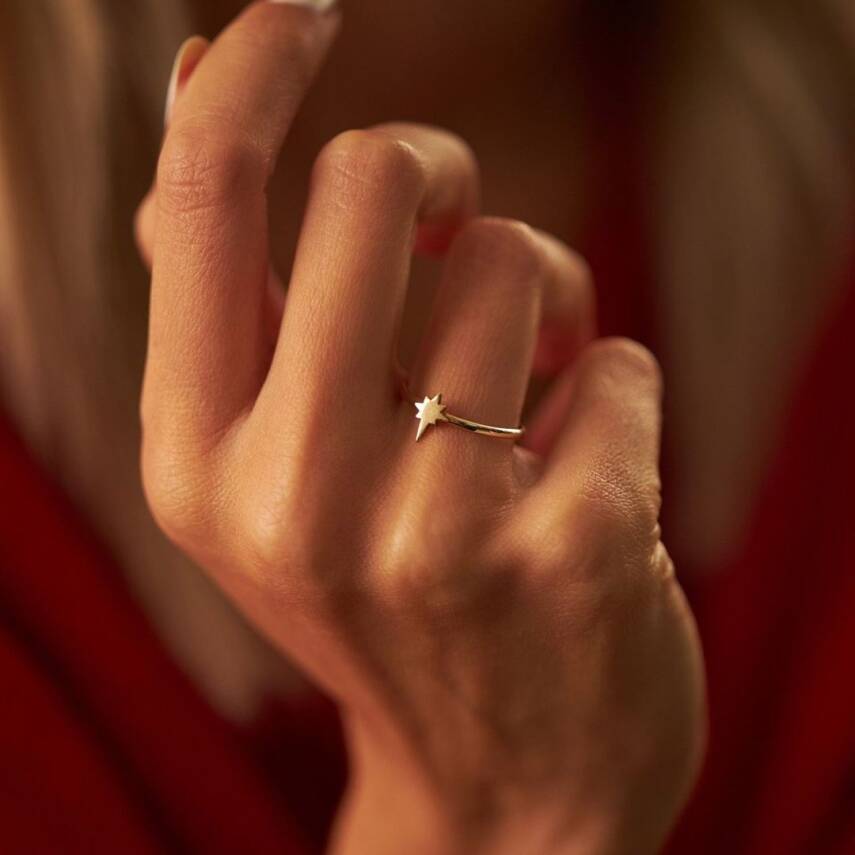 Kutup Yıldızı Altın Yüzük - Semih Haşhaş Kuyumculuk