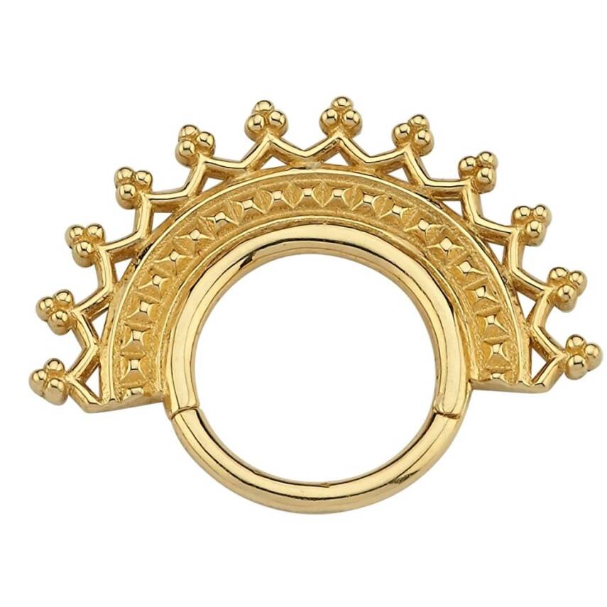 Mandala Altın Helix Piercing - Semih Haşhaş Kuyumculuk