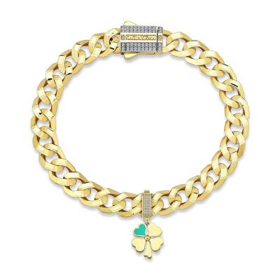 Mavi Mineli Yonca Charm - 3