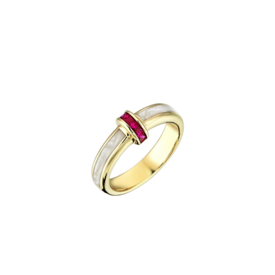  Minima Sedef Mineli Altın Cetaş Yüzük 