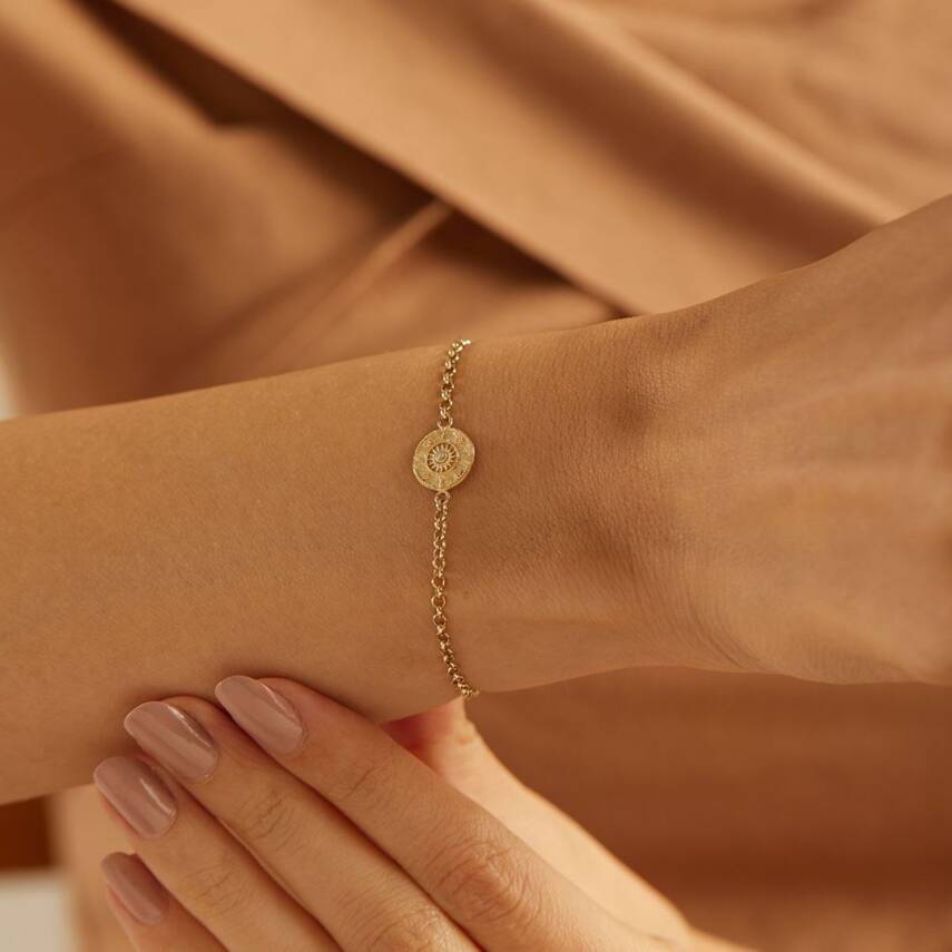 Minimal Plakalı Altın Bileklik - Semih Haşhaş Kuyumculuk (1)