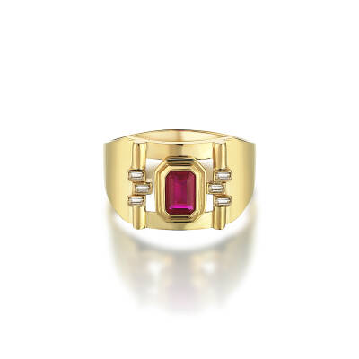 Pembe Kemer Baget Yüzük - 3