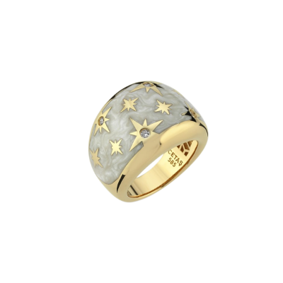 Polaris Bombeli Altın Cetaş Yüzük - Cetaş 