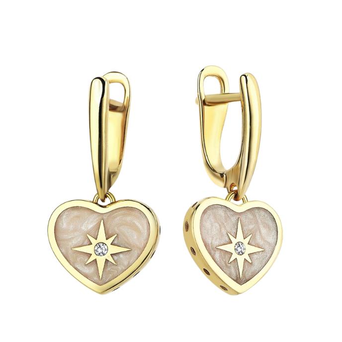 Polaris Kalpli Altın Cetaş Küpe - Cetaş 