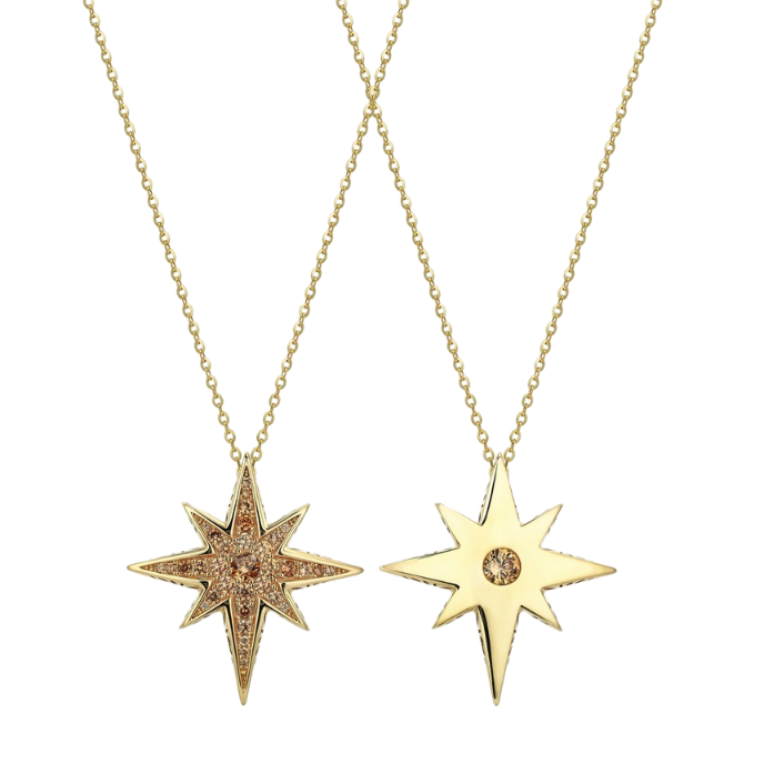 Polaris Kuyruklu Yıldız Altın Cetaş Kolye - Cetaş 