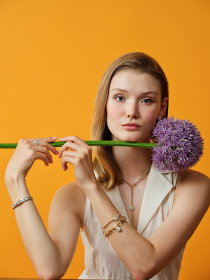 Polaris Sedef Mineli Altın Cetaş Kelepçe - Cetaş (1)