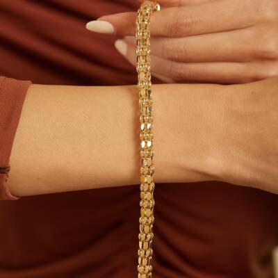 Pul Dizili Altın Bileklik - 2