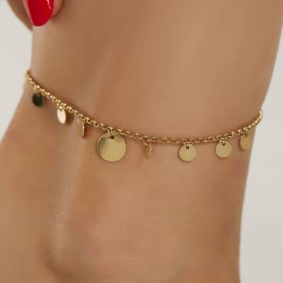 Pullu Altın Halhal - 1