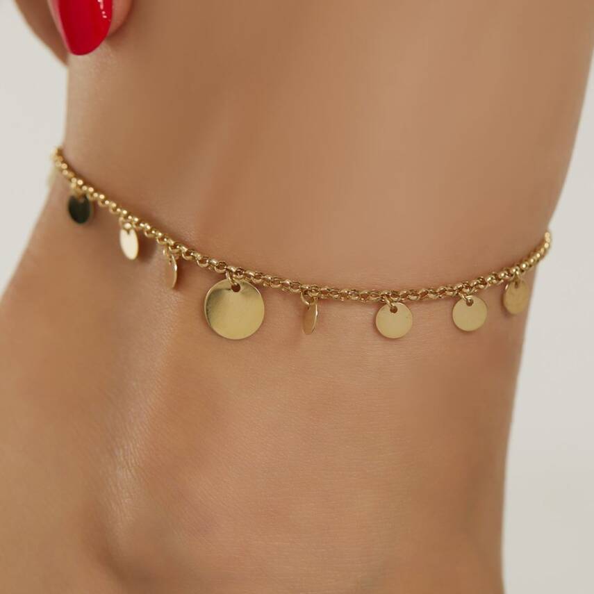 Pullu Altın Halhal - Semih Haşhaş Kuyumculuk