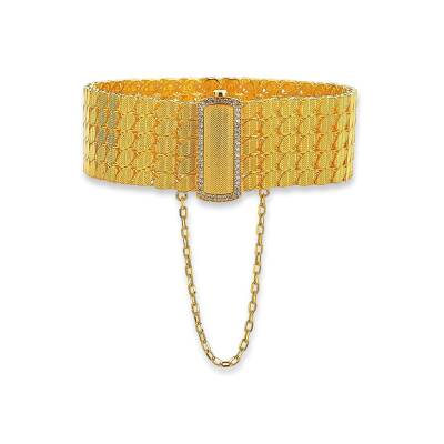 Pullu Model 5 Sıra Altın Bileklik - 3