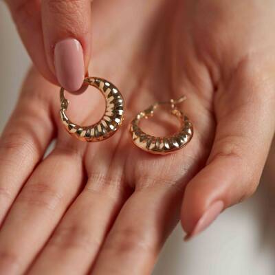 Şıklığın Zaafı Altın Küpe - 2