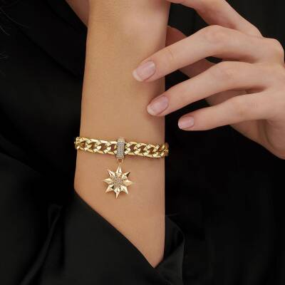 Sirius Yıldızı Taşlı Charm - 1