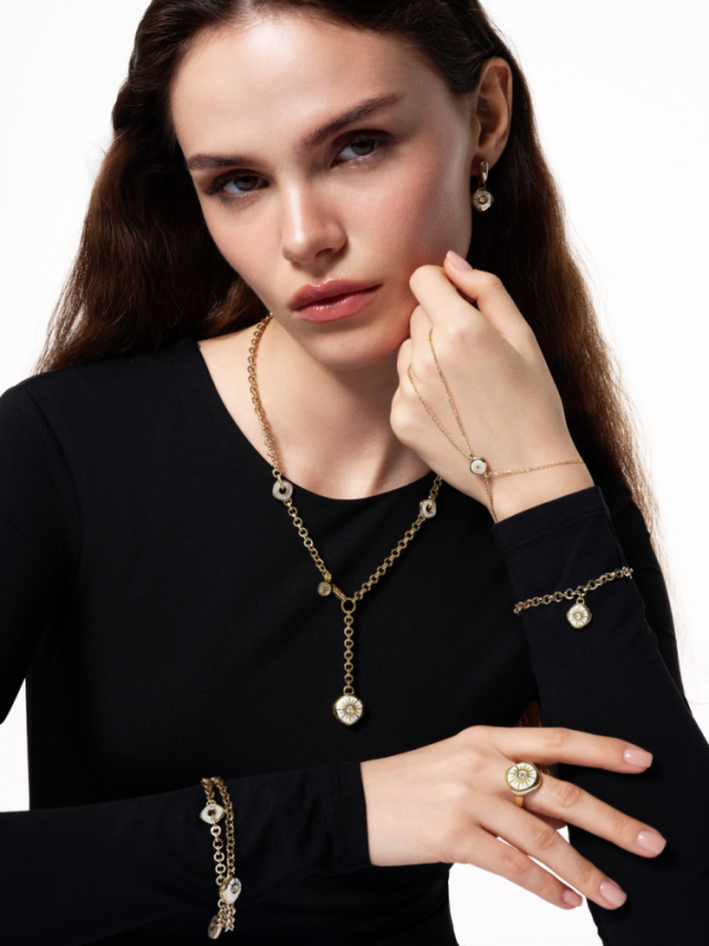 Sole Güneş Cetaş Altın Kolye - Cetaş (1)