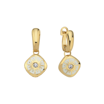 Sole Güneş Cetaş Altın Küpe - Cetaş 