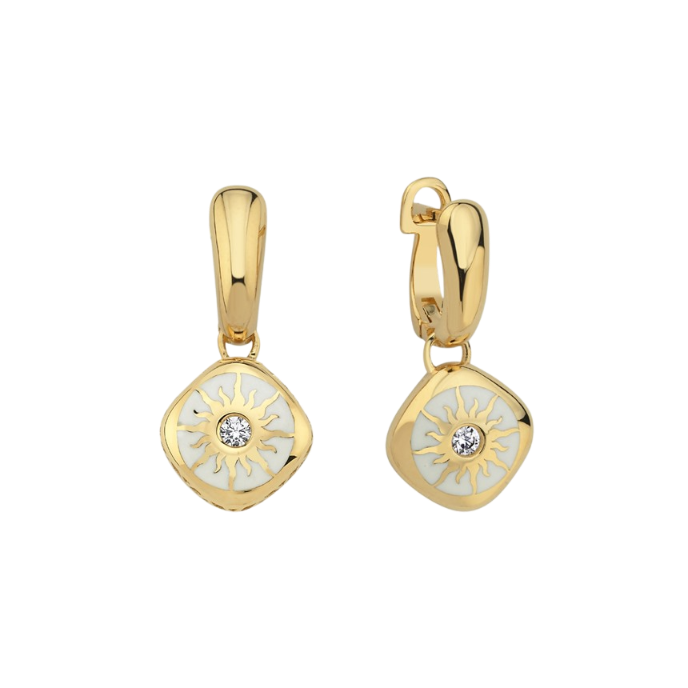 Sole Güneş Cetaş Altın Küpe - Cetaş 