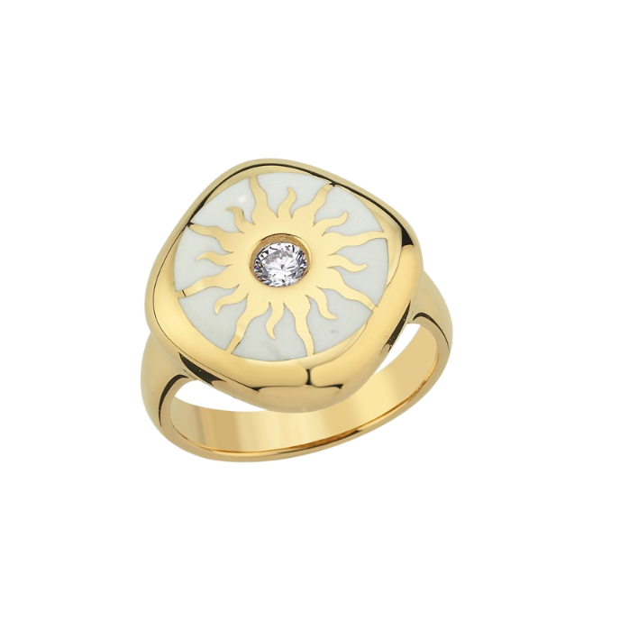 Sole Güneş Cetaş Altın Yüzük - Cetaş 