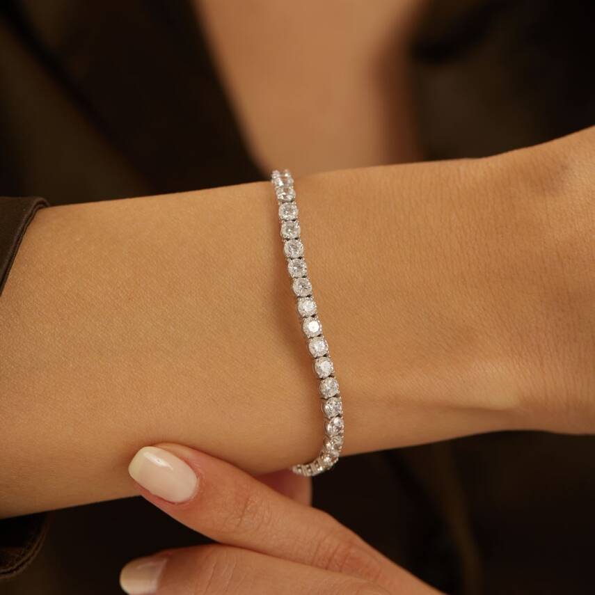 Su Yolu Beyaz Altın Bileklik - Semih Haşhaş Kuyumculuk