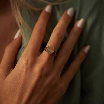 Taşlı Şövalye Altın Yüzük - 1