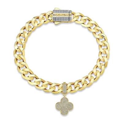 Taşlı Yonca Charm - 3