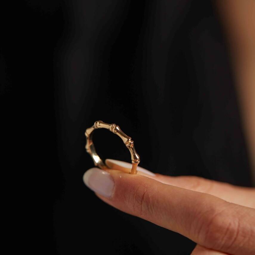 Taşsız Kemik Altın Yüzük - Semih Haşhaş Kuyumculuk (1)