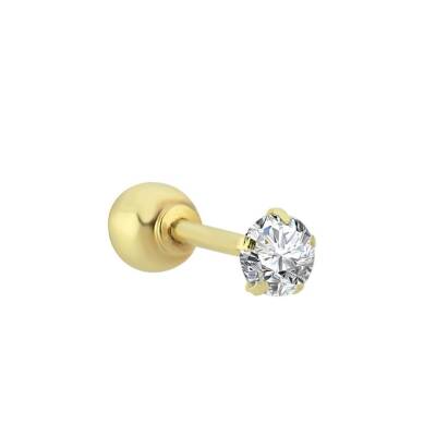 Tektaş Altın Tragus Piercing - 1