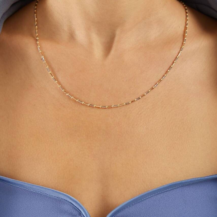 Top Dizili Altın Zincir Kolye - Semih Haşhaş Kuyumculuk