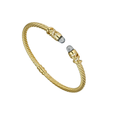 Twist Mavi Taş Uçlu Cetaş Kelepçe - 1