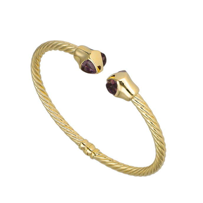 Twist Mor Kaplan Gözü Cetaş Kelepçe - Cetaş 