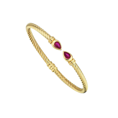 Twist Pembe Damla Cetaş Kelepçe - 1