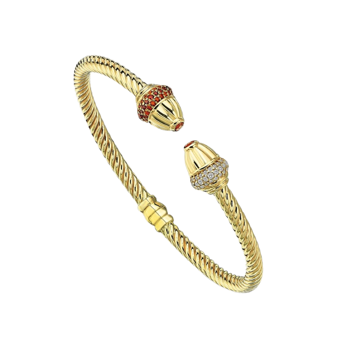 Twist Taşlı Cetaş Kelepçe - Cetaş 