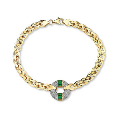 Verdant Clasp Altın Bileklik - Semih Haşhaş Kuyumculuk