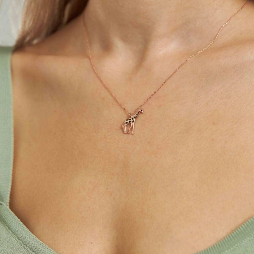 Zürafa Altın Kolye - Semih Haşhaş Kuyumculuk